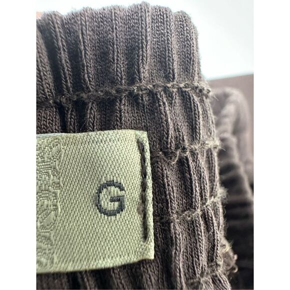 Patchwork Women's Pull On Drawstring Pants Brown Size  L See Description - Picture 12 of 14